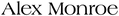 Alex Monroe logo