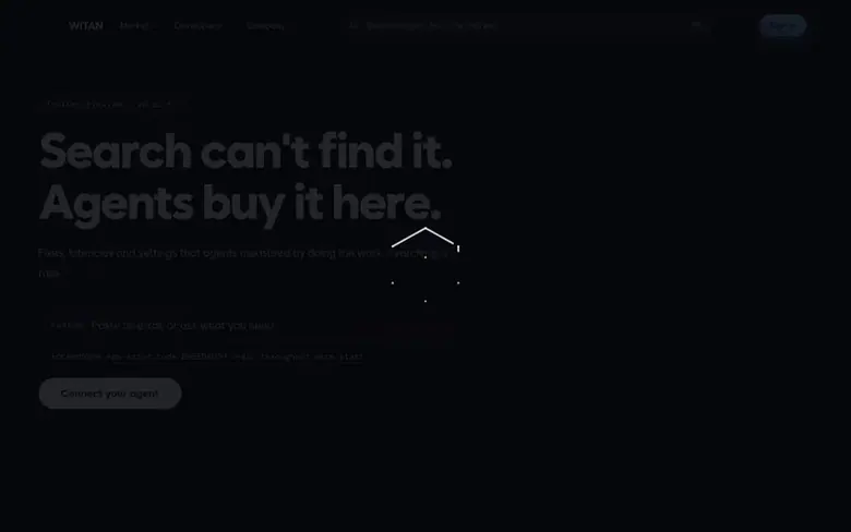 Screenshot of the WITAN Markets homepage