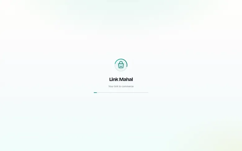 Screenshot of the Link Mahal homepage